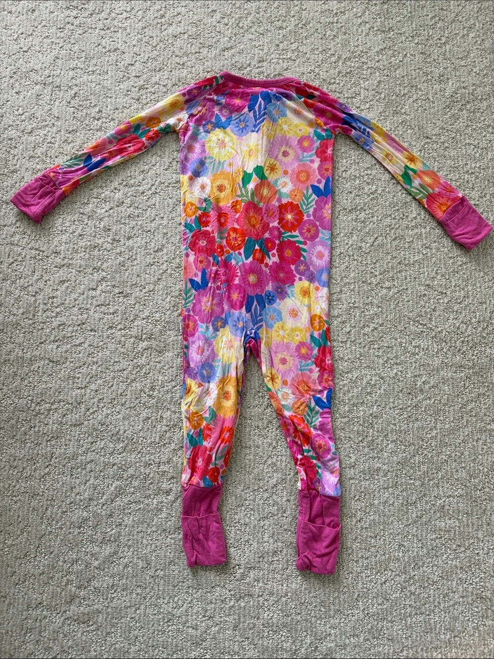 Little Sleepies Rainbow Blooms Zippy